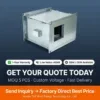 Centrifugal Fan, Inline, 380 V, Carbon Steel