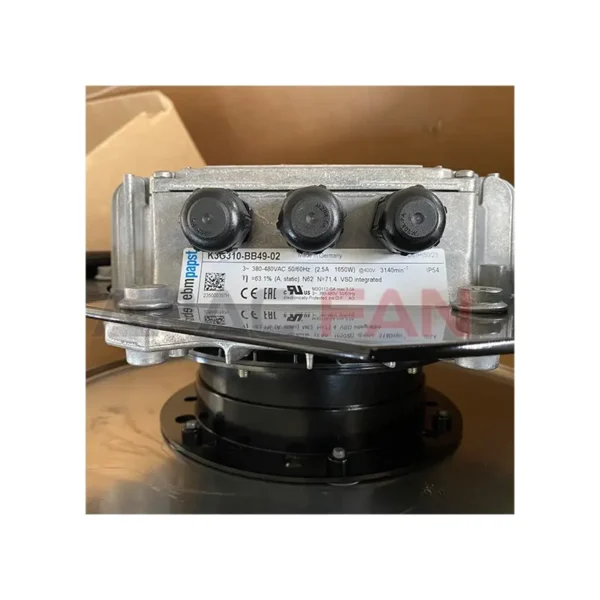 Centrifugal Fan, K3G310-BB49-02, 310mm, 230VAC, 3300RPM - view 2