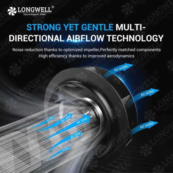 Centrifugal Fan, LONGWELL, 355mm, 5000, Aluminum - view 5