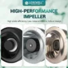 Centrifugal Fan, LONGWELL, 500mm, Brushless, 400V - view 3