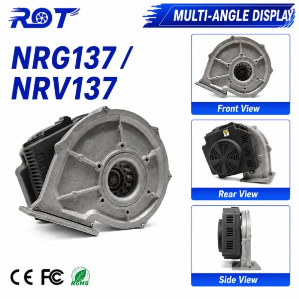 Centrifugal Fan, NRG137, 230V, Radial - view 6