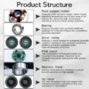 Centrifugal Fan, Plastic, 12v, 4-wire, PWM - view 4