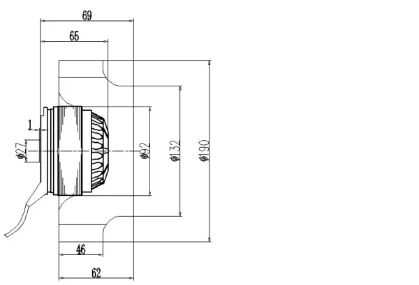 Centrifugal Fan, Plastic, 190mm - view 6