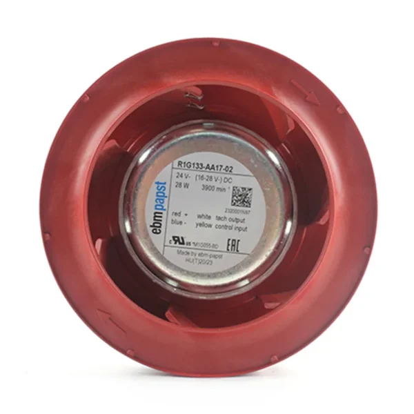 Centrifugal Fan, R1G133-AA17-02, 24V, 1.3A, 133MM