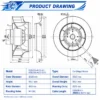 Centrifugal Fan, R2D225-AV02-12/10-11, 225mm, Inverter - view 3