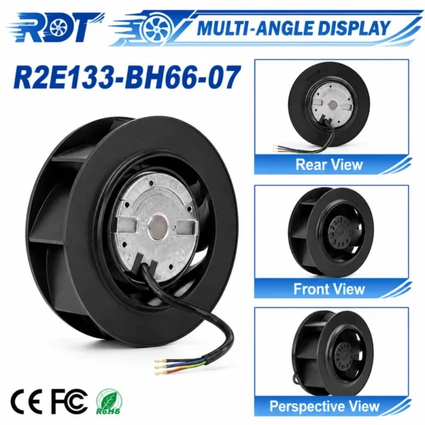 Centrifugal Fan, R2E133-BH66-07, 133mm - view 6