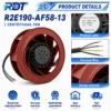 Centrifugal Fan, R2E190-AF58-13, 190mm, 230V, 0.5A - view 5