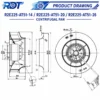 Centrifugal Fan, R2E225-AT51-26, 230V, 225mm, 150W - view 3