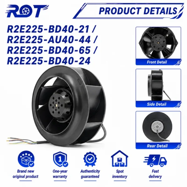 Centrifugal Fan, R2E225-AU40-44, 230VAC, 225mm, 1330m3/h - view 5