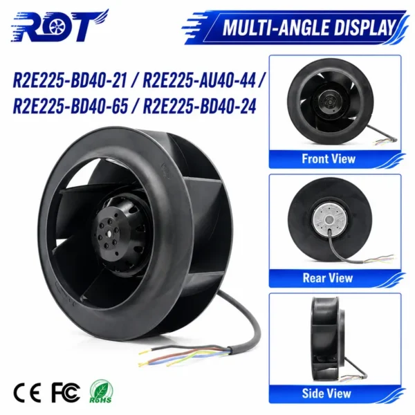 Centrifugal Fan, R2E225-AU40-44, 230VAC, 225mm, 1330m3/h - view 6