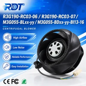 Centrifugal Fan, R3G190-R801-06/10, HVAC