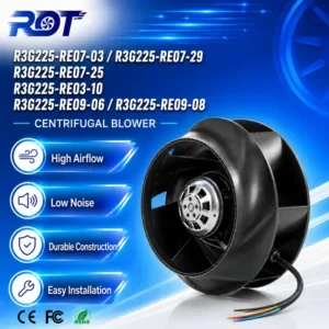 Centrifugal Fan, R3G225-RE09-08, HVAC