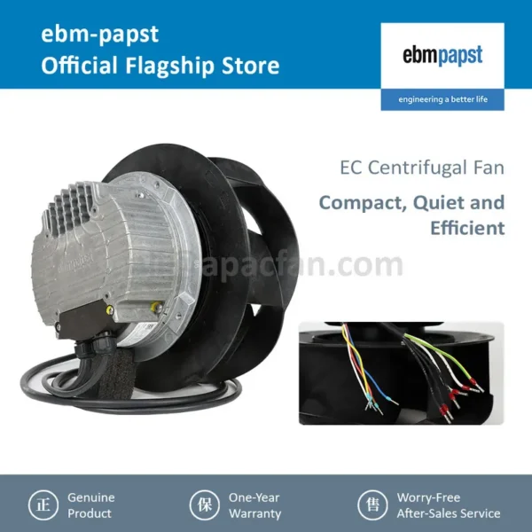 Centrifugal Fan, R3G250-PR17-W9/G01, 250mm, 400VAC, 1160W - view 2