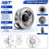 Centrifugal Fan, R3G310-AN48-78, 230V, 310mm, HVAC - view 3
