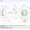 Centrifugal Fan, R3G355-AM29-71, IP54, 230V, HVAC - view 4