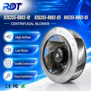 Centrifugal Fan, R3G355-RB03-05, 400V, 1350rpm, 355mm