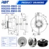 Centrifugal Fan, R3G355-RB03-05, 400V, 1350rpm, 355mm - view 2