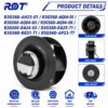 Centrifugal Fan, R3G560-RB31-71, 400V, 2.9KW, HVAC - view 5