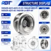 Centrifugal Fan, R4D630-AQ13-05, 400V, 4100W, 630mm - view 2