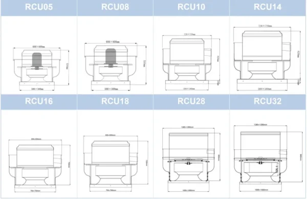 Centrifugal Fan, Roof, AC 220V~240V, Battery Powered - view 6