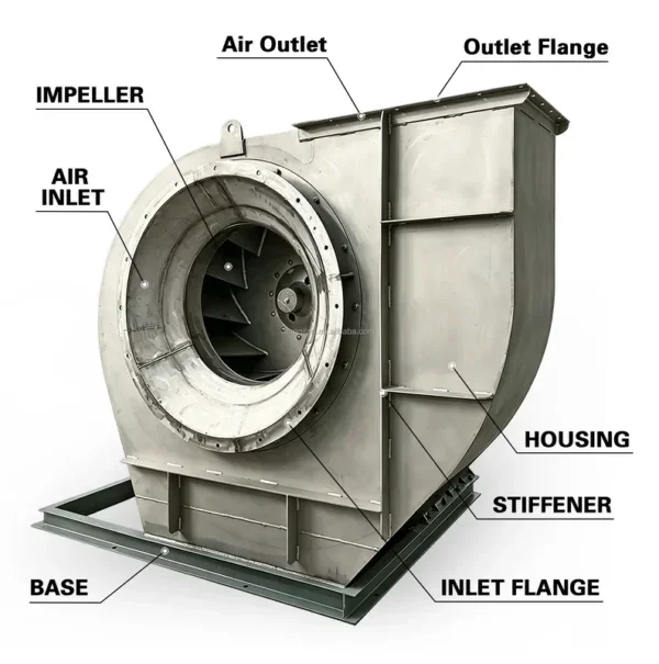 Centrifugal Fan, Stainless, Steel - view 2