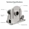 Centrifugal Fan, Stainless, Steel, HVAC - view 2
