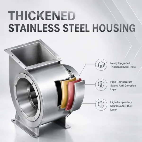 Centrifugal Fan, Stainless, Steel, HVAC - view 4