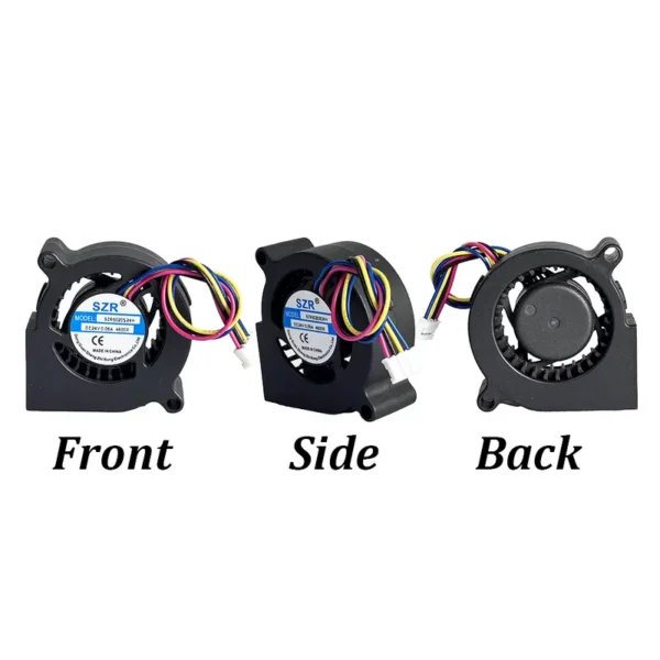 Centrifugal Fan, SZR5020, Brushless, 50x50x20mm, 3D - view 4
