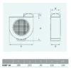 Centrifugal Kitchen Extractor, 100mm, 350, 60W, 91000400 - view 2