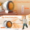 Ceramic Heater, 1000W, Portable - view 4