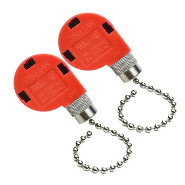 Chain Control Nickel Fan, Brass, Battery - view 3