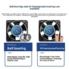 Chassis Cabinet Cooling Fan, 120x120x38mm, Axial, AC220V/240V - view 4