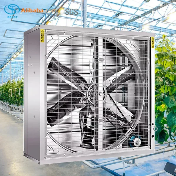 Chicken House Exhaust Fan, 1380mm, Wall, 380V, Axial - view 3