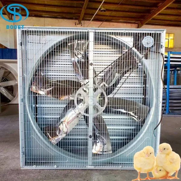 Chicken House Exhaust Fan, 1380mm, Wall, 380V, Axial - view 6