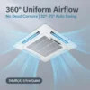 Chilled Water Cassette Fan, FP-51~238KM-ZI, Ceiling - view 3