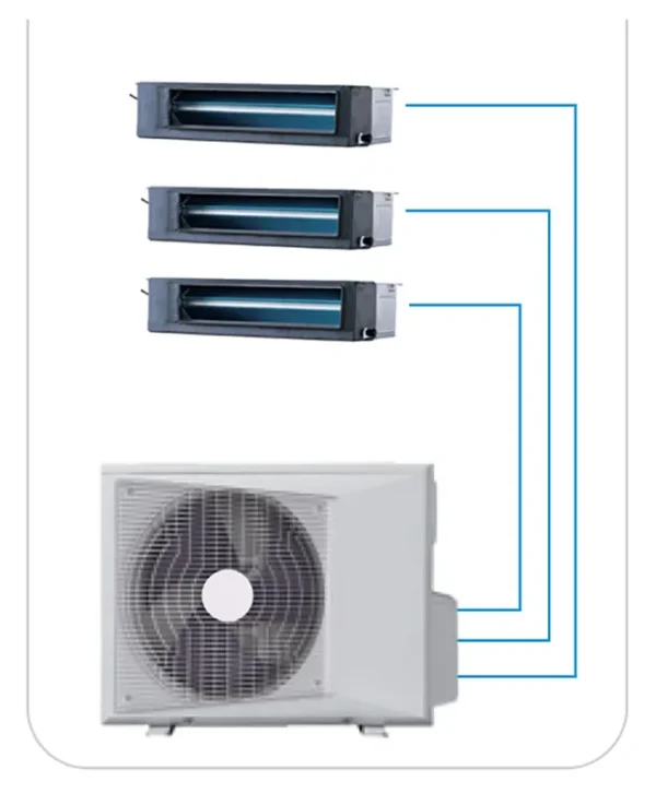 Chilled Water Fan, Ducted, 208-230V, 4000m³