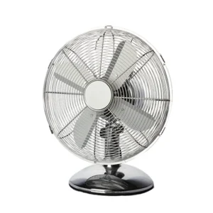 Chrome Table Fan, 220, Electric