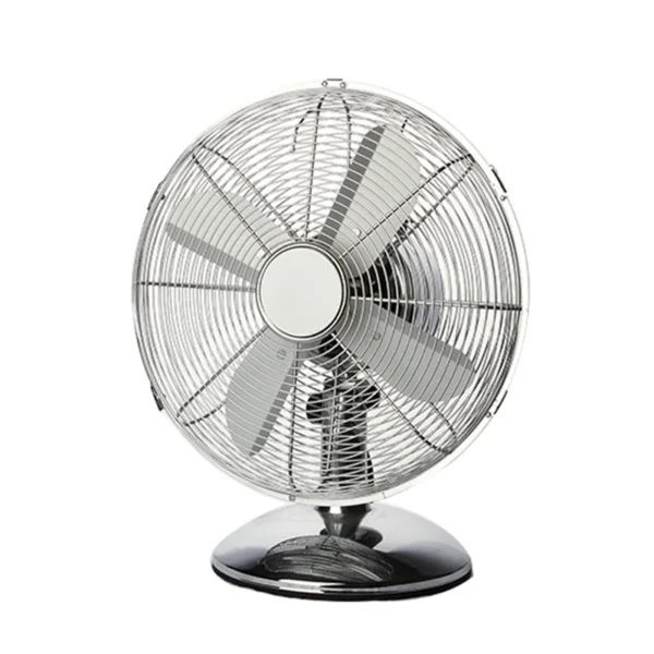 Chrome Table Fan, 220, Electric