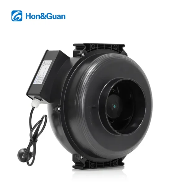 Circular Centrifugal Duct Fan, 220-240V, Corded Electric - view 2
