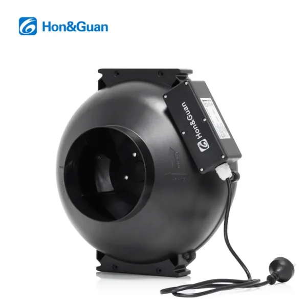 Circular Centrifugal Duct Fan, 220-240V, Corded Electric - view 5