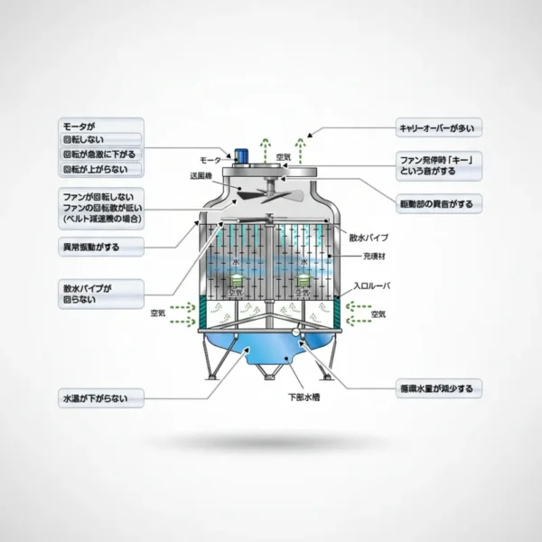 Circular Counterflow Cooling Tower, 220 V - view 5