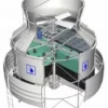 Circular Counterflow Cooling Tower, 220 V - view 6