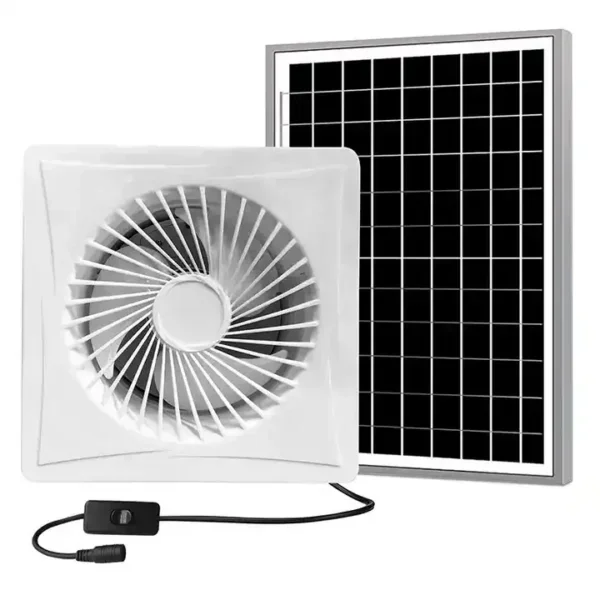 Circular Whole-house Fan, 12V, Wall, Solar, Roof
