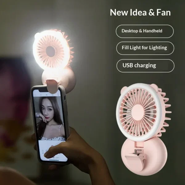 Clip-on Neck Fan, USB, Portable, 3-Speed, D11 - view 3