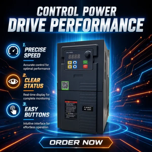 Closed-loop Control Industrial Fan, VFD, 380V - view 3