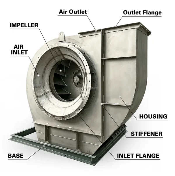 Cmh Air Flow Blower, 20000, 15kw, Centrifugal - view 2