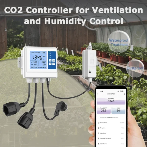 Co2 Controller, 1600Pro, AC100-240 VAC, Electronic - view 4