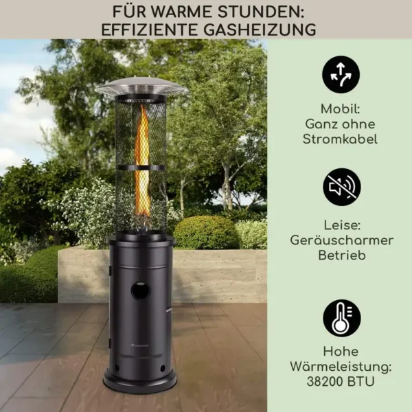 Coated Steel Patio Heater, 11.2kW, 1.8m - view 5