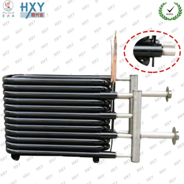 Coaxial Heat Exchanger, Titanium, 240 V, Copper - view 4