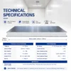 Cold Room Sandwich Panel, 50mm, 100mm, 150mm, wall - view 2